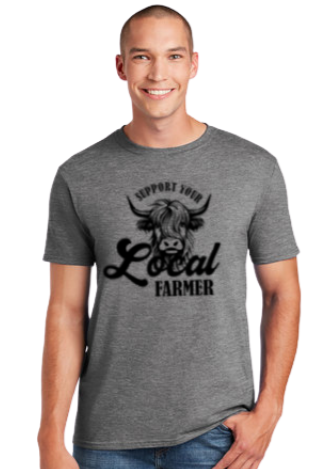 Support your local farmer short sleeve T-shirt