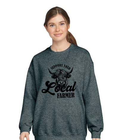 Support your local farmer Crewneck Sweatshirt